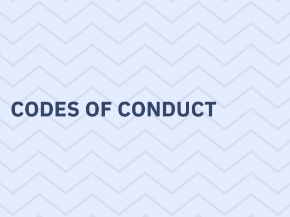 Codes of conduct