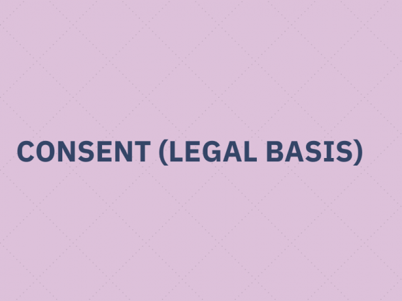 Consent (legal basis)