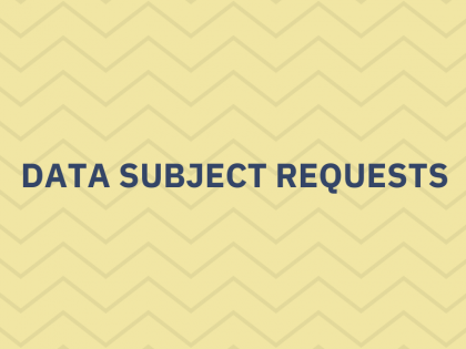 Data subject requests