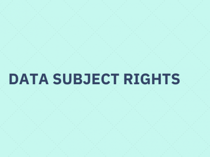 Data subject rights