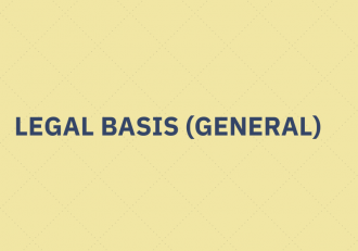legal basis processing personal data