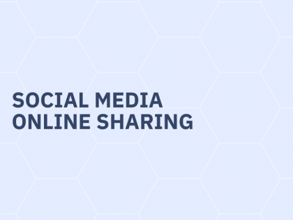Social media, online sharing