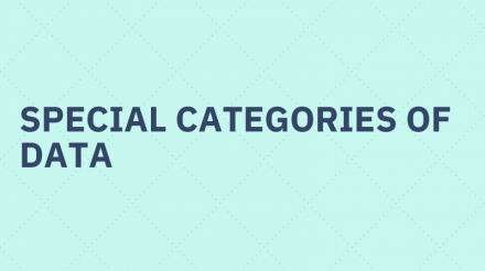Special categories of data