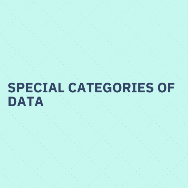 Special categories of data