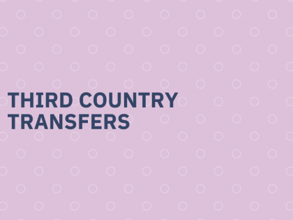 Third country transfers