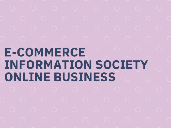 e-commerce, information society, online business