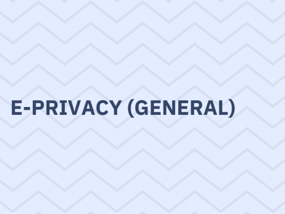 e-privacy general