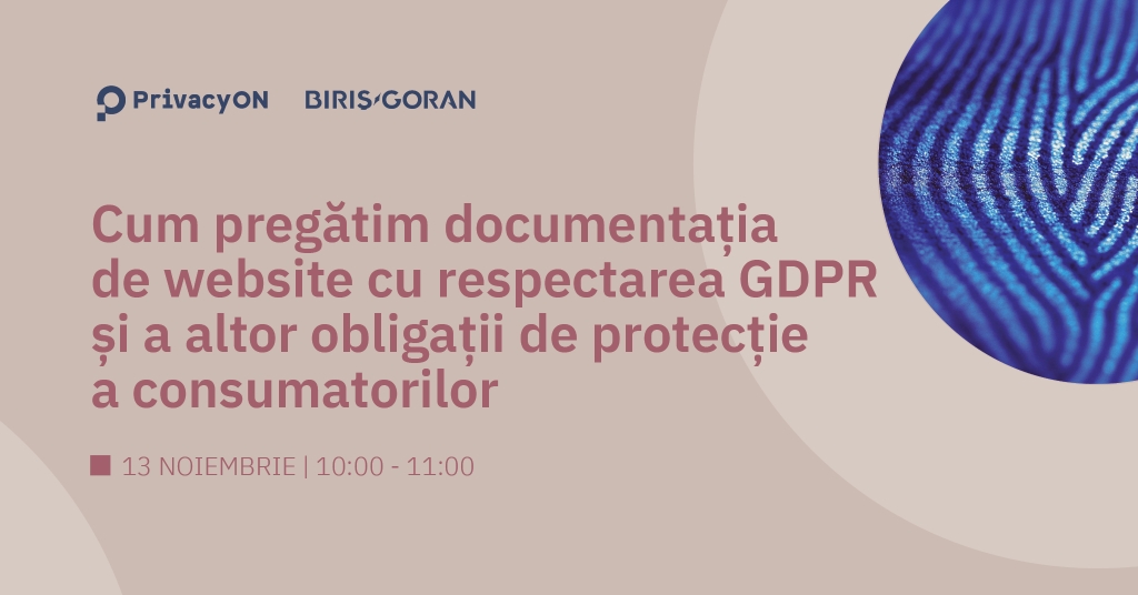 webinar - documentatie gdpr